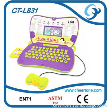 150 function Baby learning machine with English and Spanish